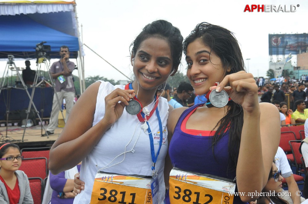 Celebs at 10 K Run Event