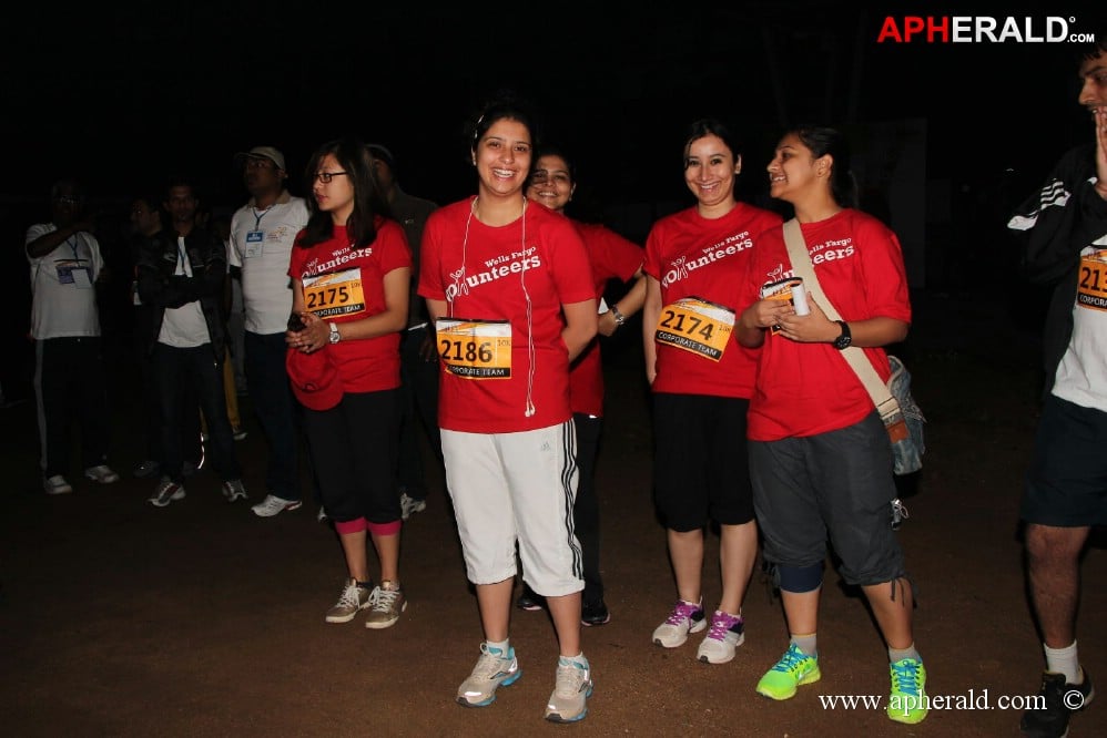 Celebs at 10 K Run Event