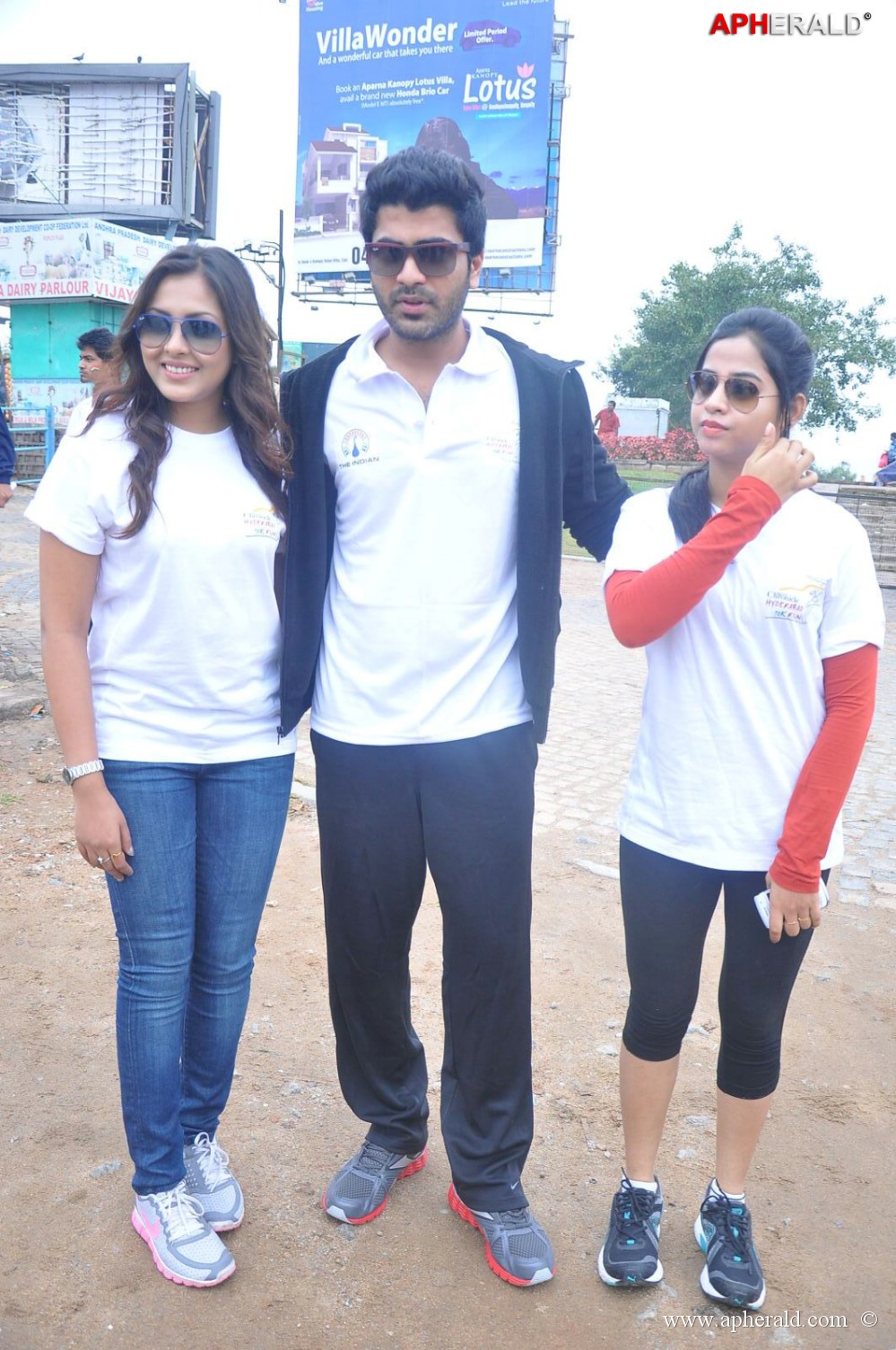 Celebs at 10 K Run Event