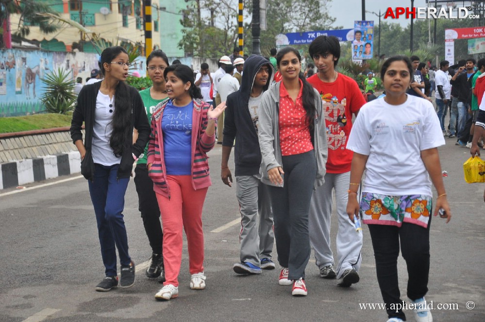 Celebs at 10 K Run Event