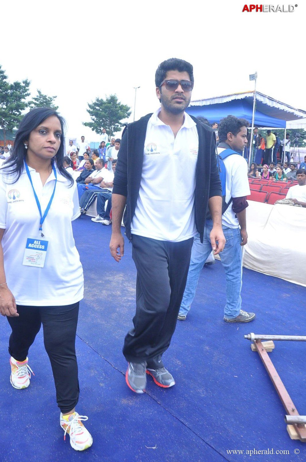 Celebs at 10 K Run Event