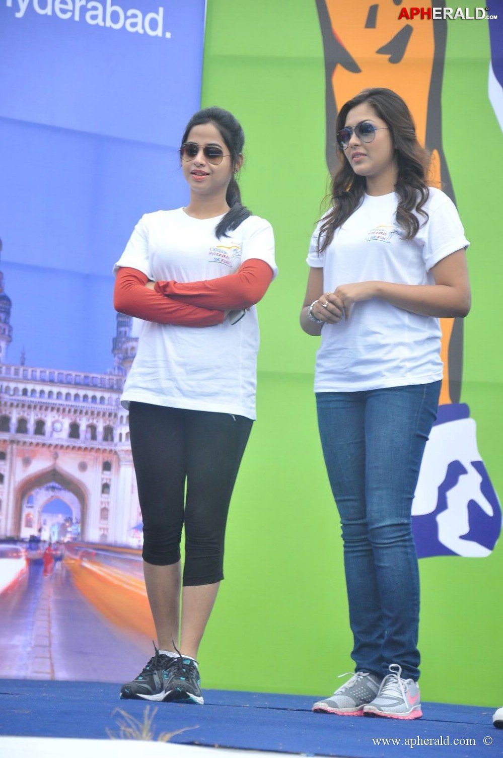 Celebs at 10 K Run Event