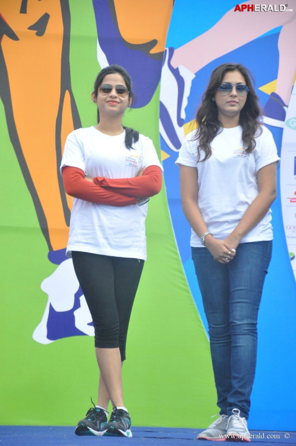 Celebs at 10 K Run Event