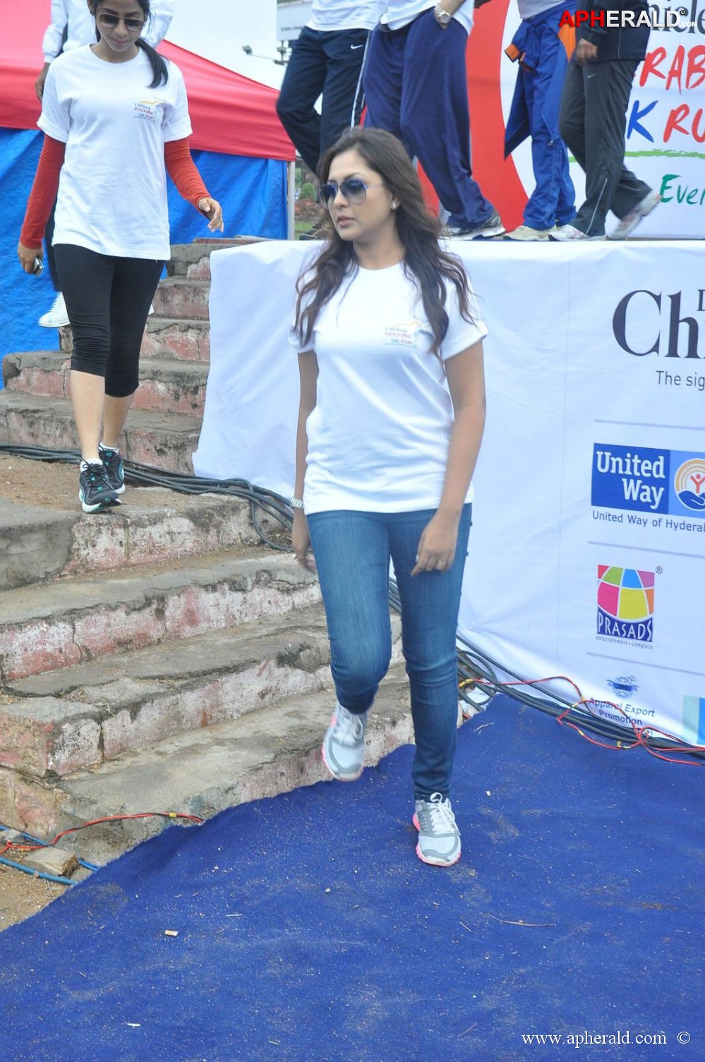 Celebs at 10 K Run Event