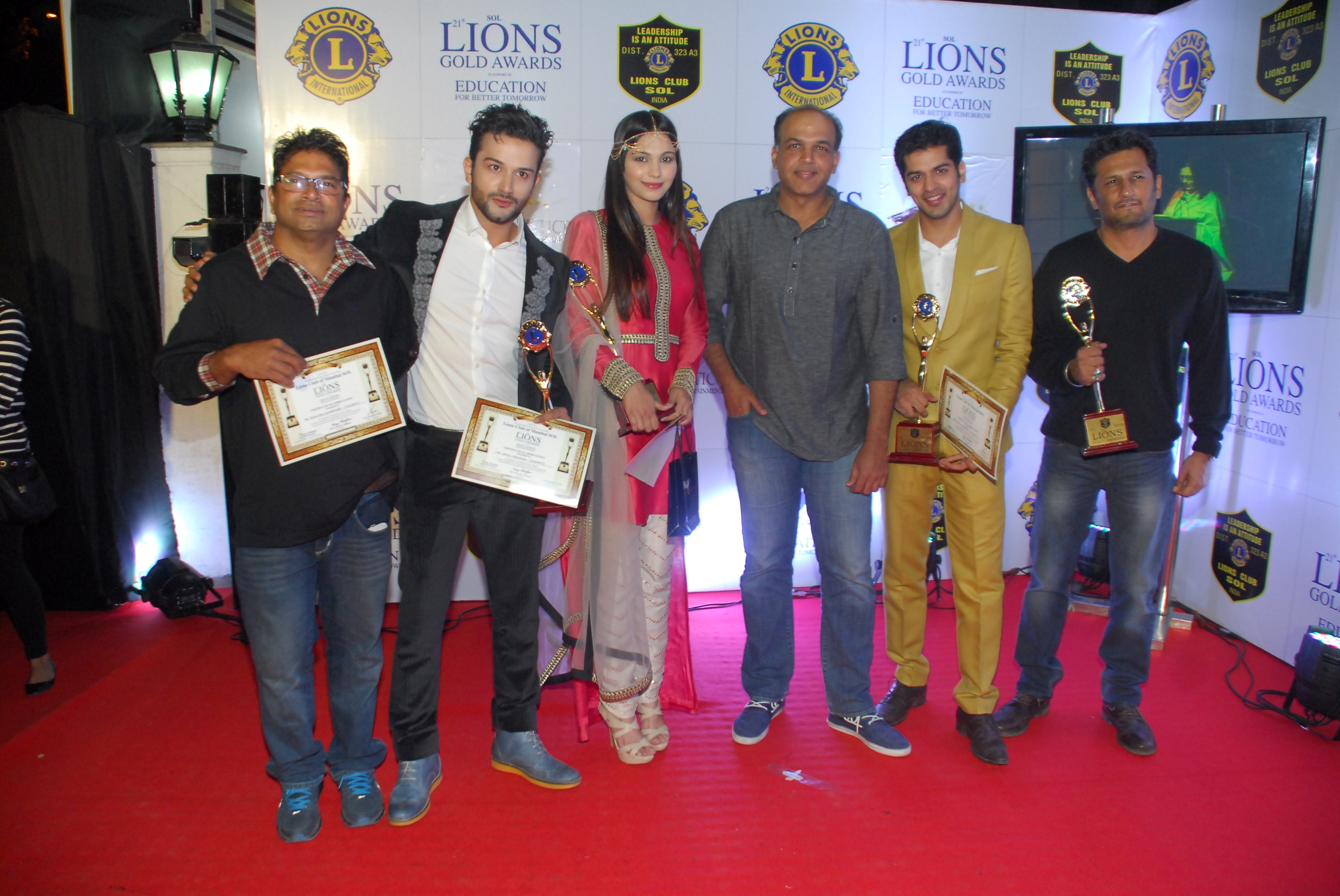 Celebs at 21st Lions Gold Awards 2015