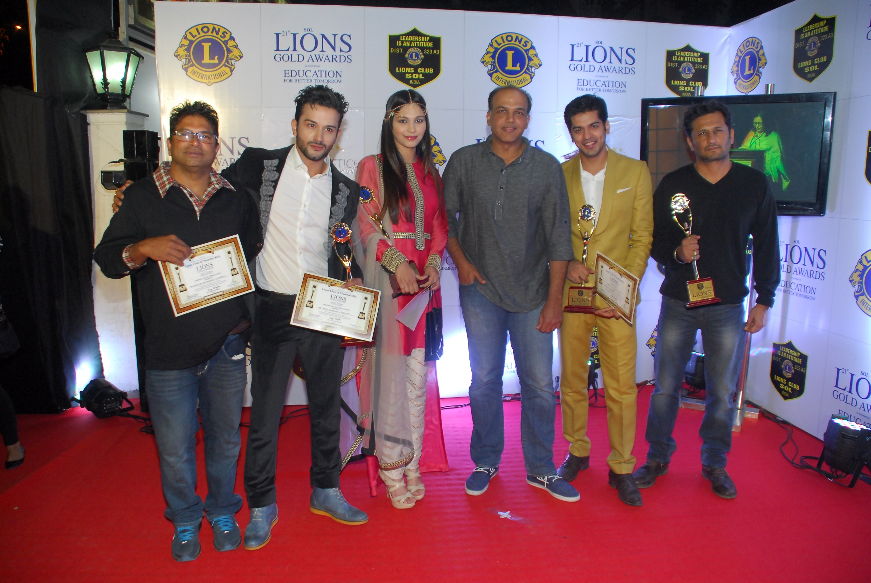 Celebs at 21st Lions Gold Awards 2015