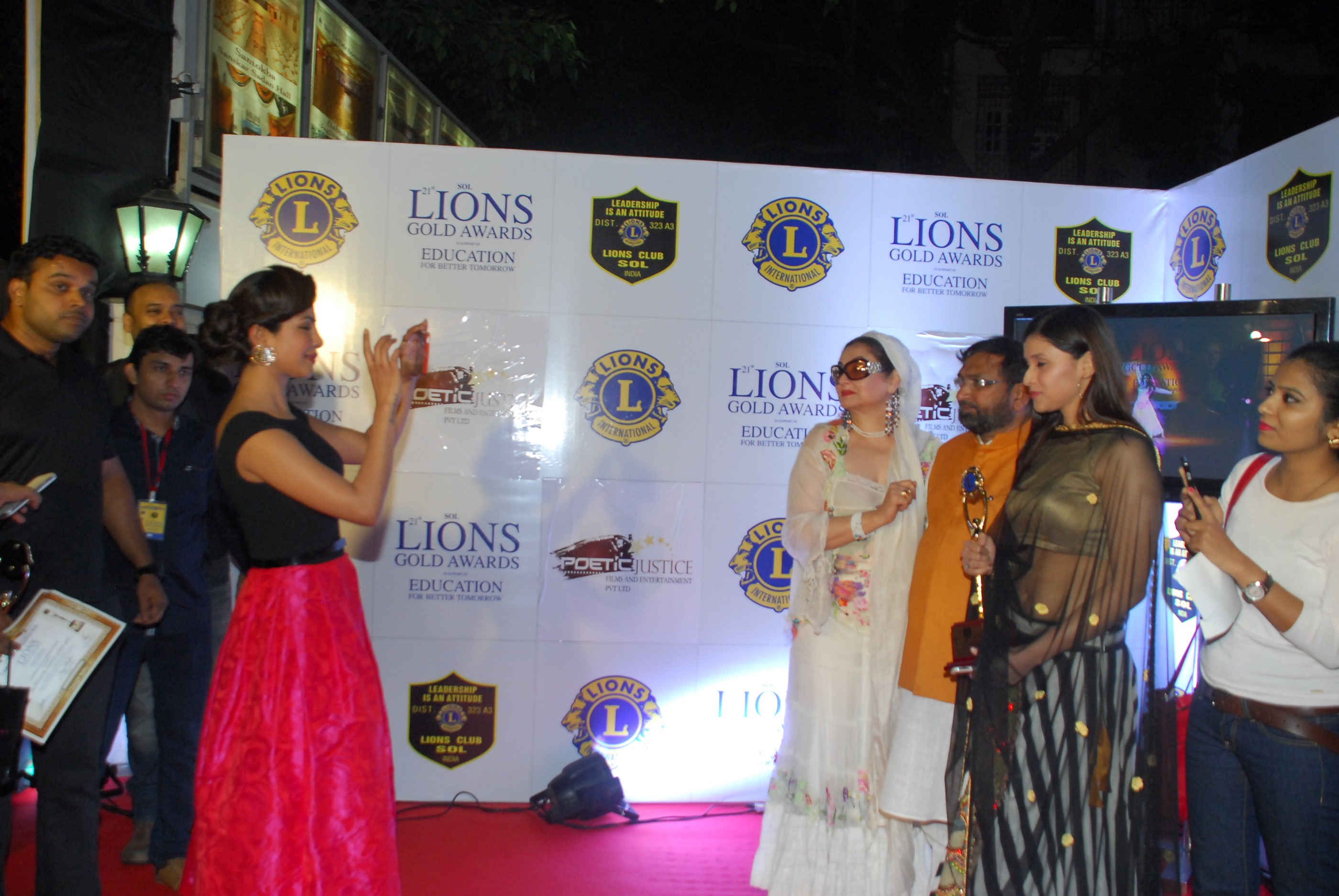 Celebs at 21st Lions Gold Awards 2015