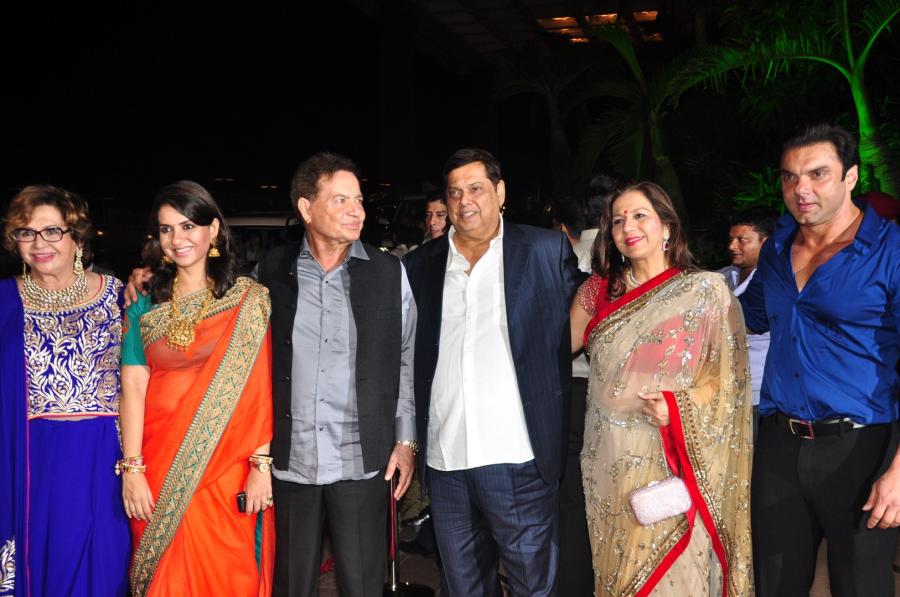 Celebs at Salman Khans Sister Arpita Wedding Reception