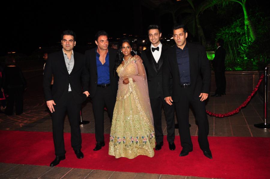 Celebs at Salman Khans Sister Arpita Wedding Reception