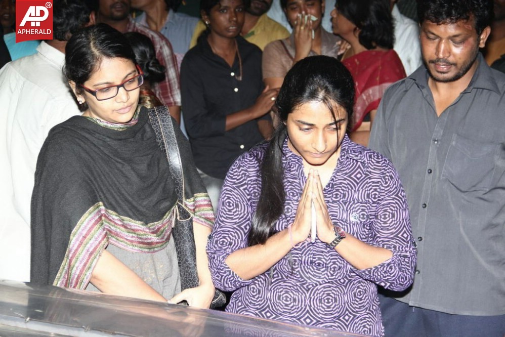 Director Balu Mahendra Condolence Photos