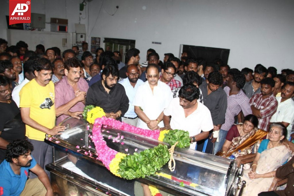 Director Balu Mahendra Condolence Photos