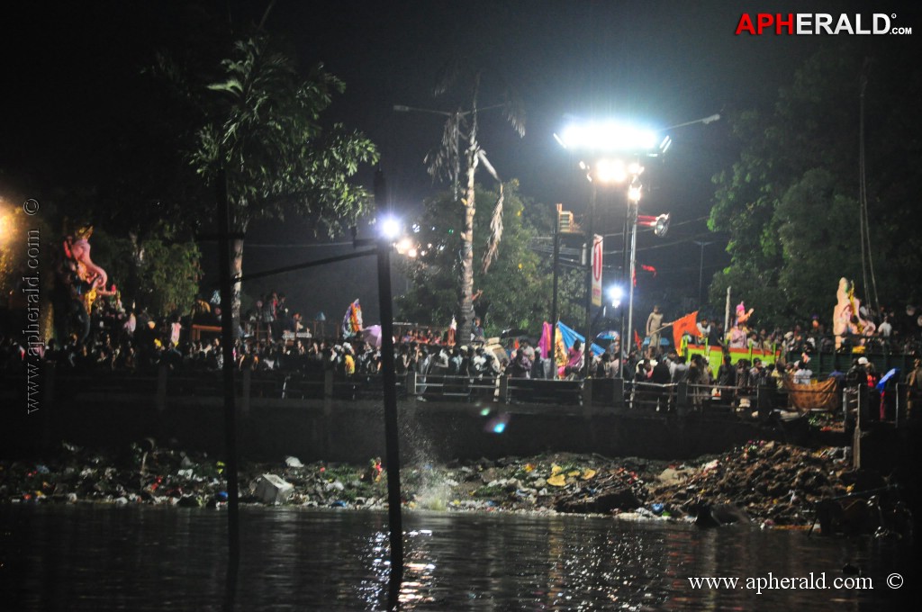 Ganesh Visarjan Photos at Hyd 1