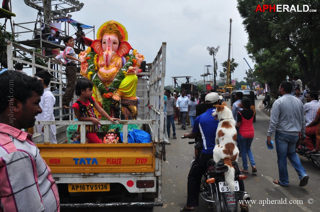 Ganesh Visarjan Photos at Hyd 1