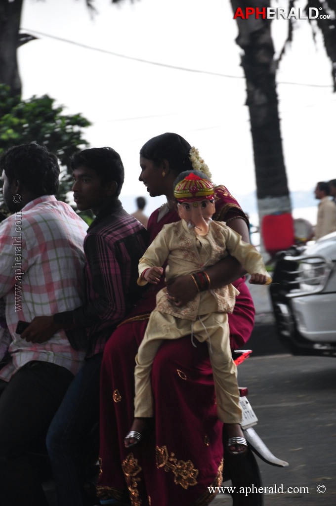 Ganesh Visarjan Photos at Hyd 1