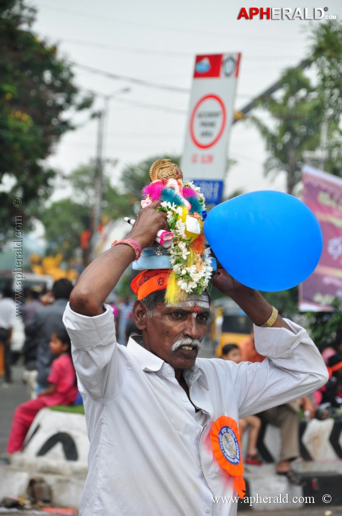 Ganesh Visarjan Photos at Hyd 1