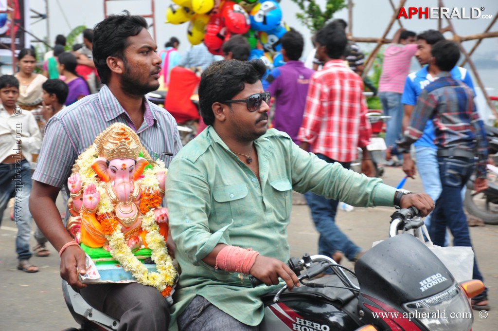 Ganesh Visarjan Photos at Hyd 1