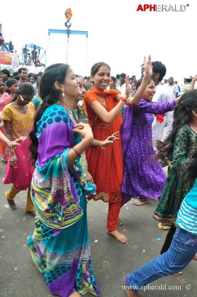 Ganesh Visarjan Photos at Hyd 1