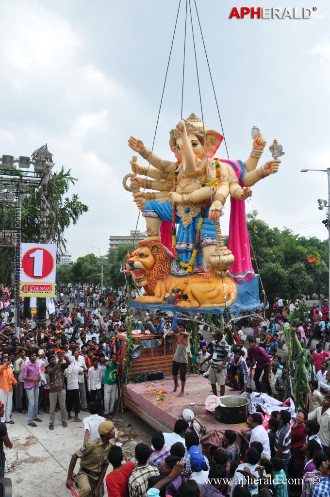 Ganesh Visarjan Photos at Hyd 1