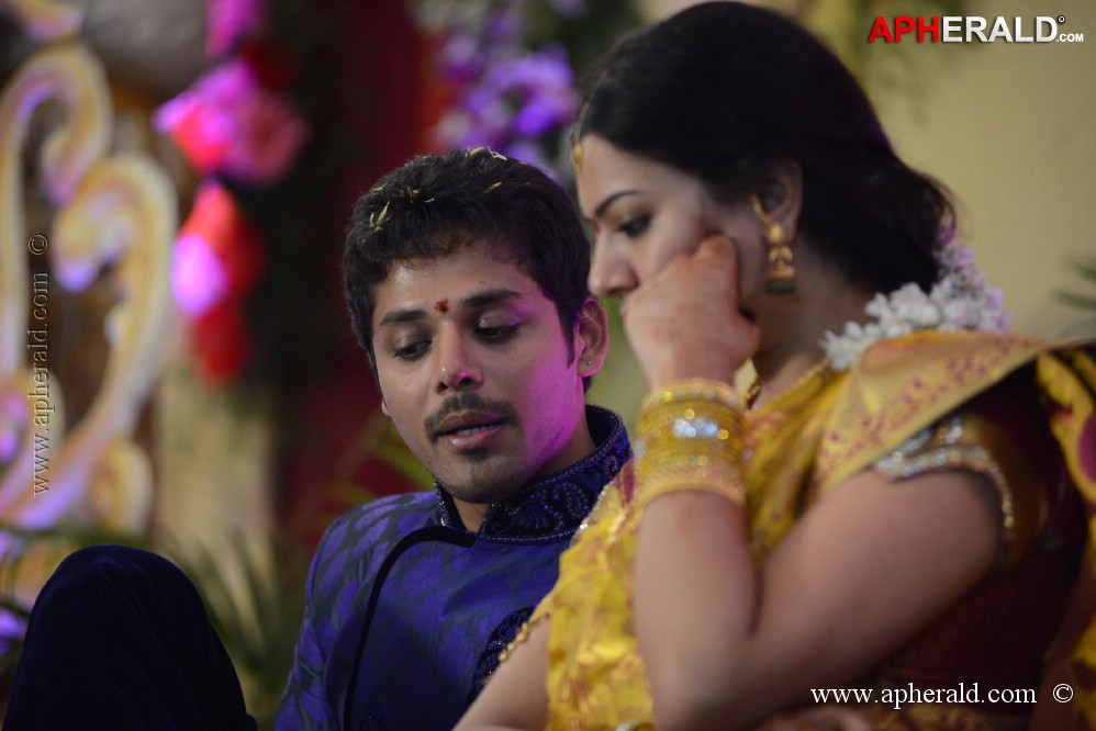 Geetha Madhuri Nandu Engagement Pics