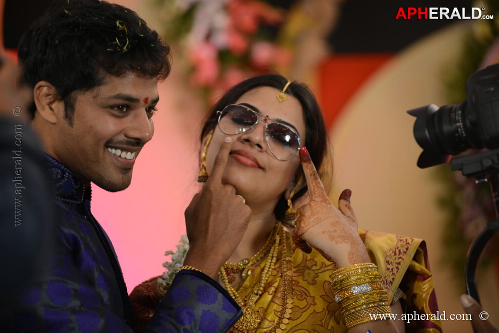 Geetha Madhuri Nandu Engagement Pics