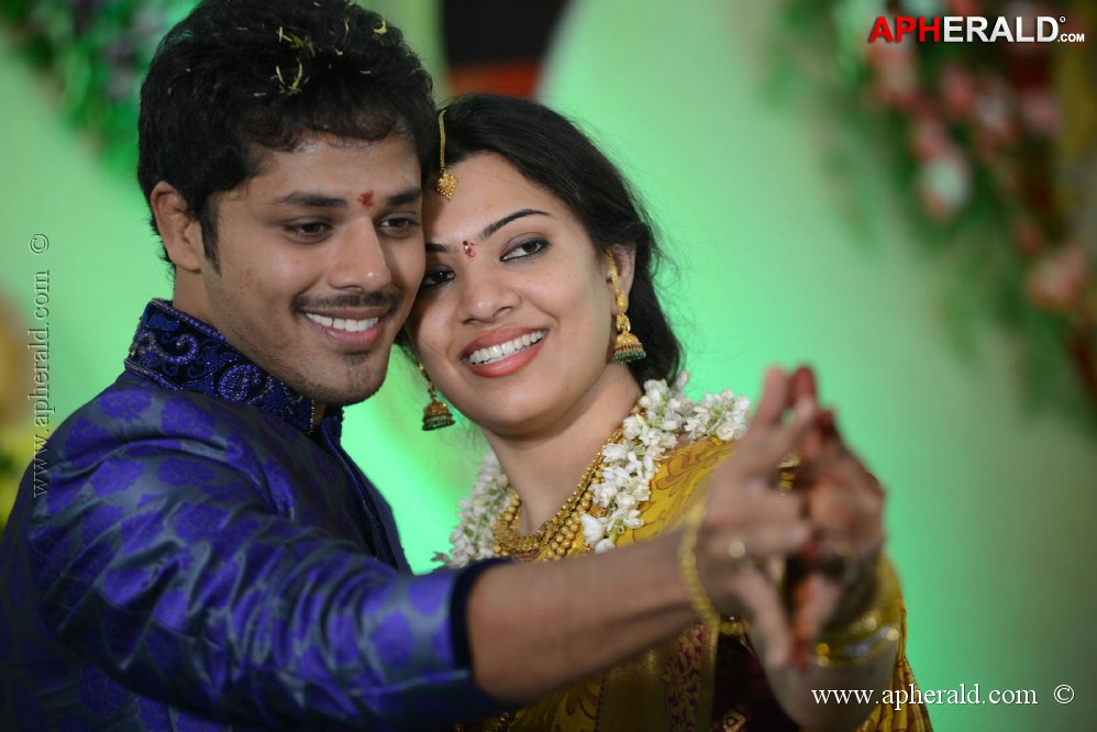 Geetha Madhuri Nandu Engagement Pics