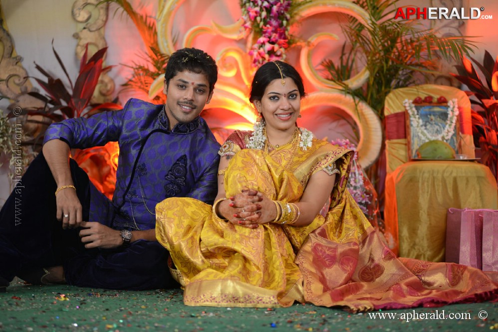 Geetha Madhuri Nandu Engagement Pics