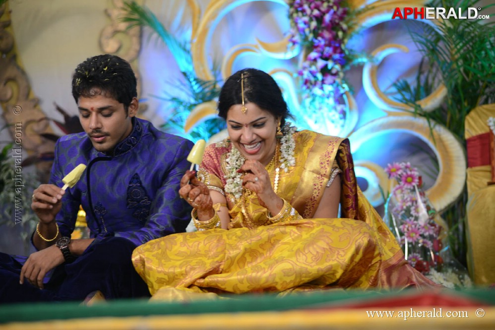 Geetha Madhuri Nandu Engagement Pics