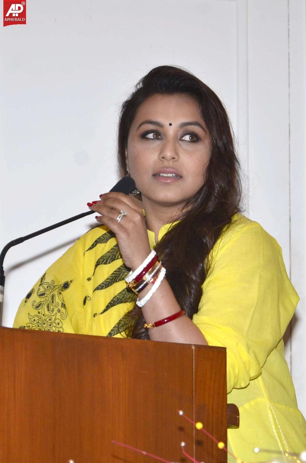 Rani Mukerji at Launch Of Initiative Give Way for Ambulance