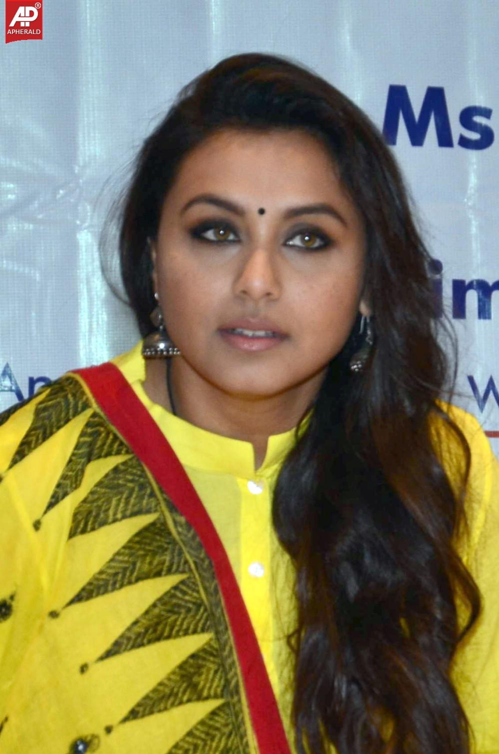 Rani Mukerji at Launch Of Initiative Give Way for Ambulance