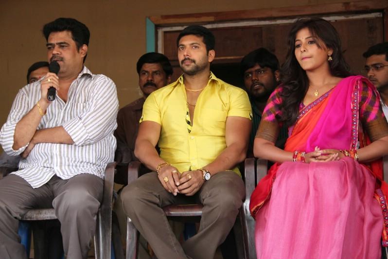 Jayam Ravi and Anjali Movie Launch Stills