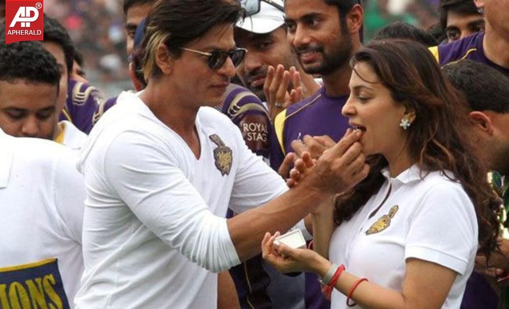 KKR Team Celebrations At Eden Gardens