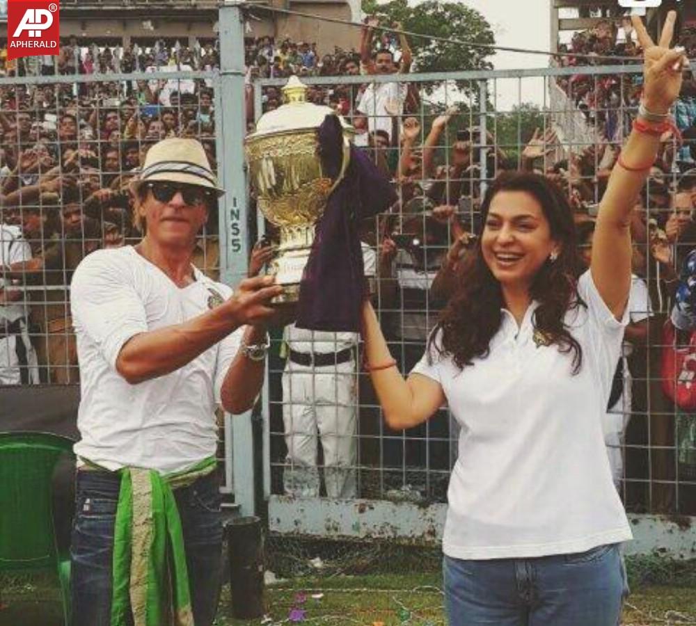 KKR Team Celebrations At Eden Gardens