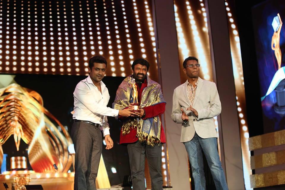 Nandamuri Balakrishna Winning SICA Best Actor award