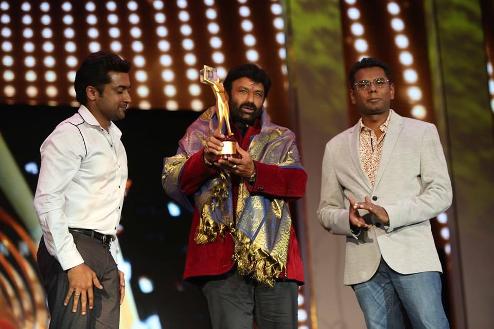 Nandamuri Balakrishna Winning SICA Best Actor award