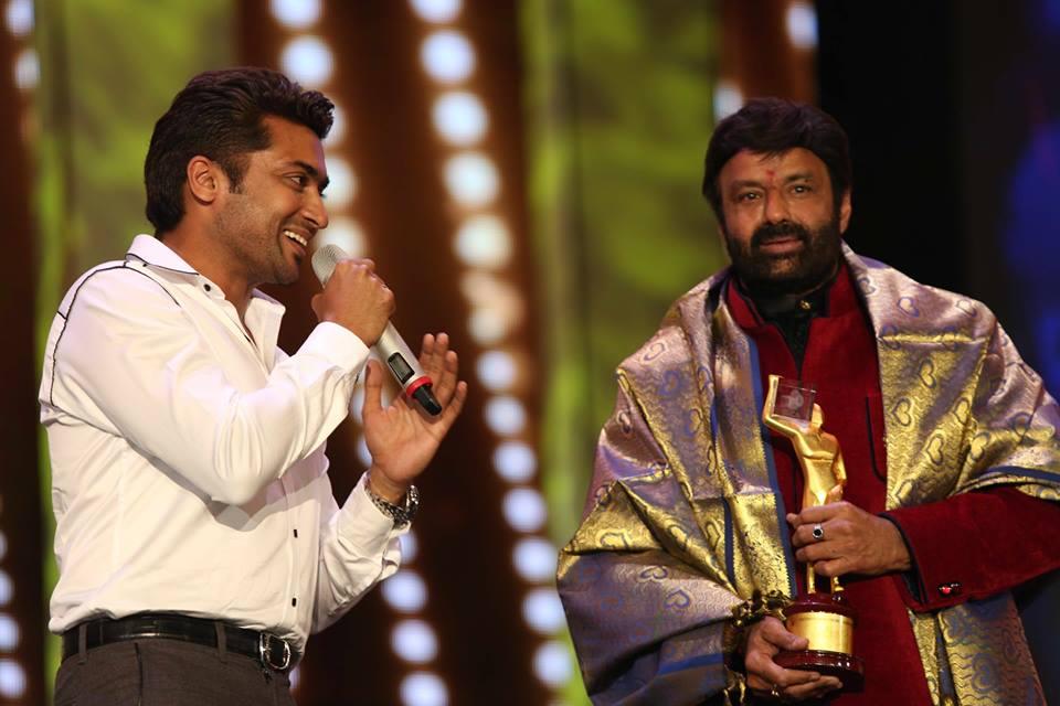 Nandamuri Balakrishna Winning SICA Best Actor award