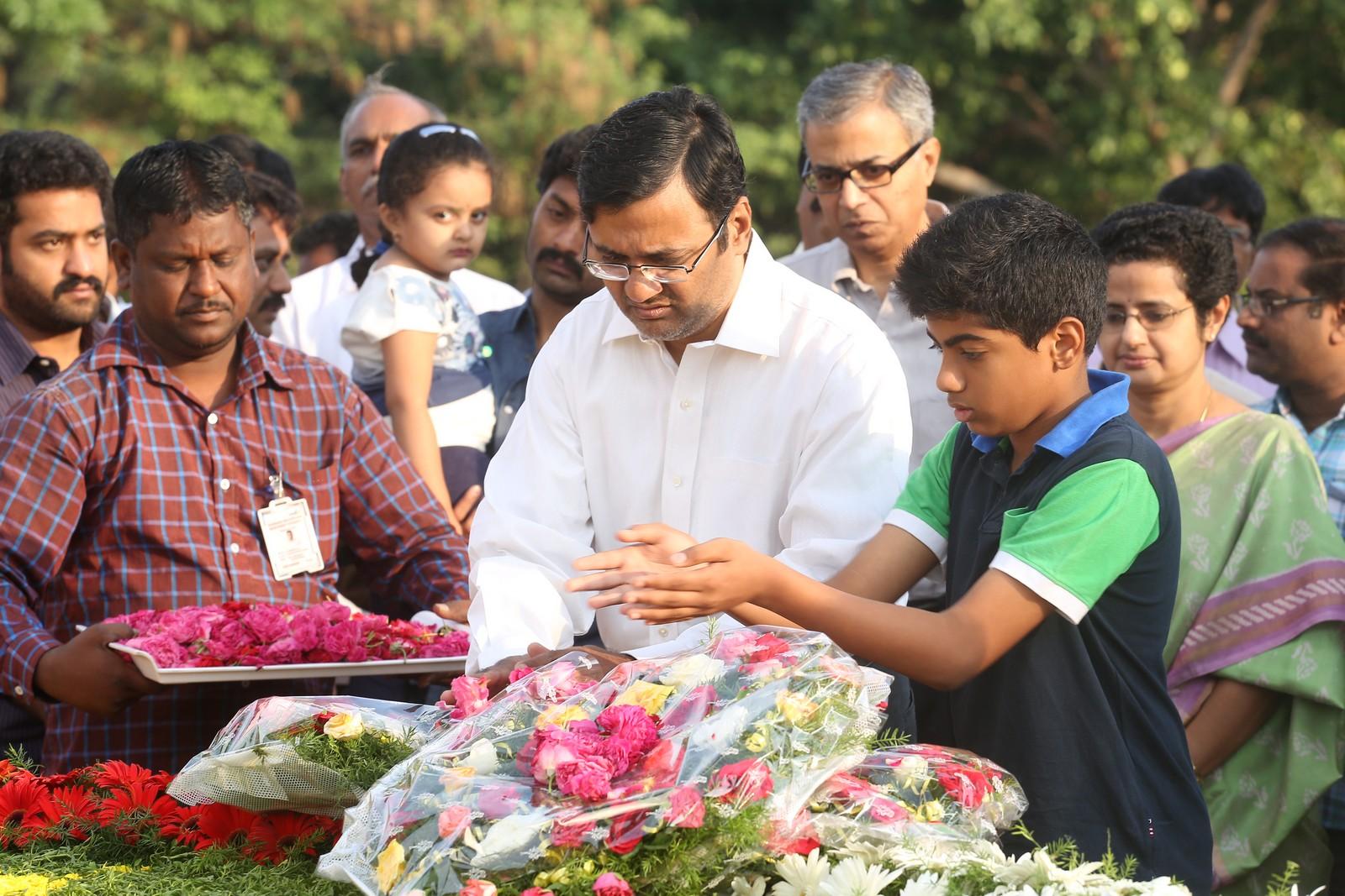 Nandamuri Family at NTR Ghat Photos