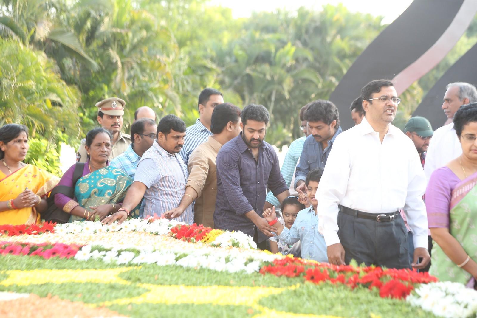 Nandamuri Family at NTR Ghat Photos