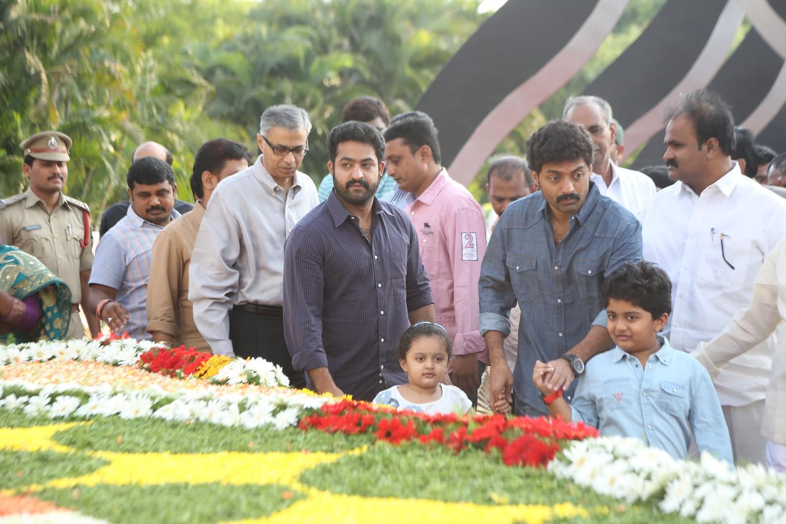 Nandamuri Family at NTR Ghat Photos