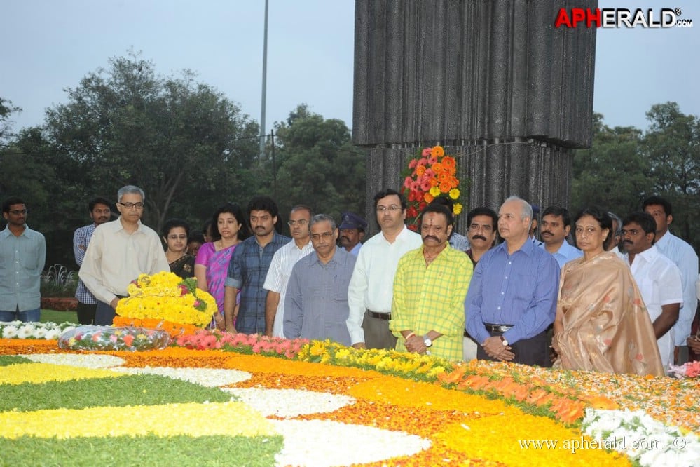 NTR Family Members at NTR Ghat