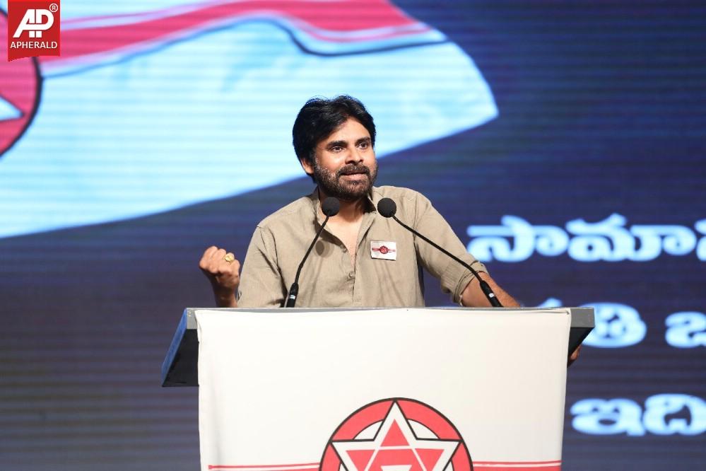 Pawan Kalyan at Janasena Party Launch