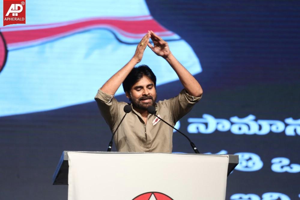 Pawan Kalyan at Janasena Party Launch