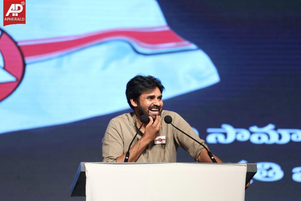 Pawan Kalyan at Janasena Party Launch