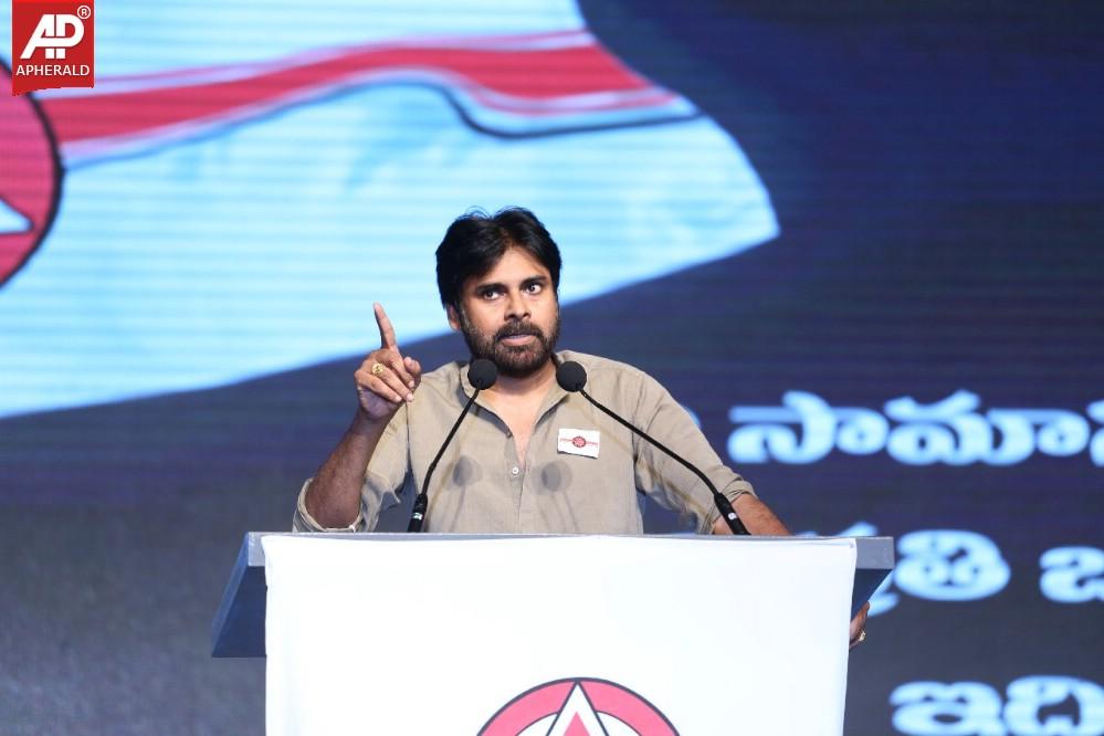 Pawan Kalyan at Janasena Party Launch