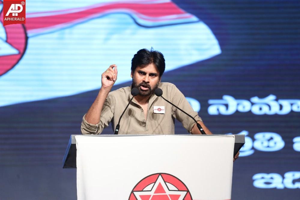 Pawan Kalyan at Janasena Party Launch