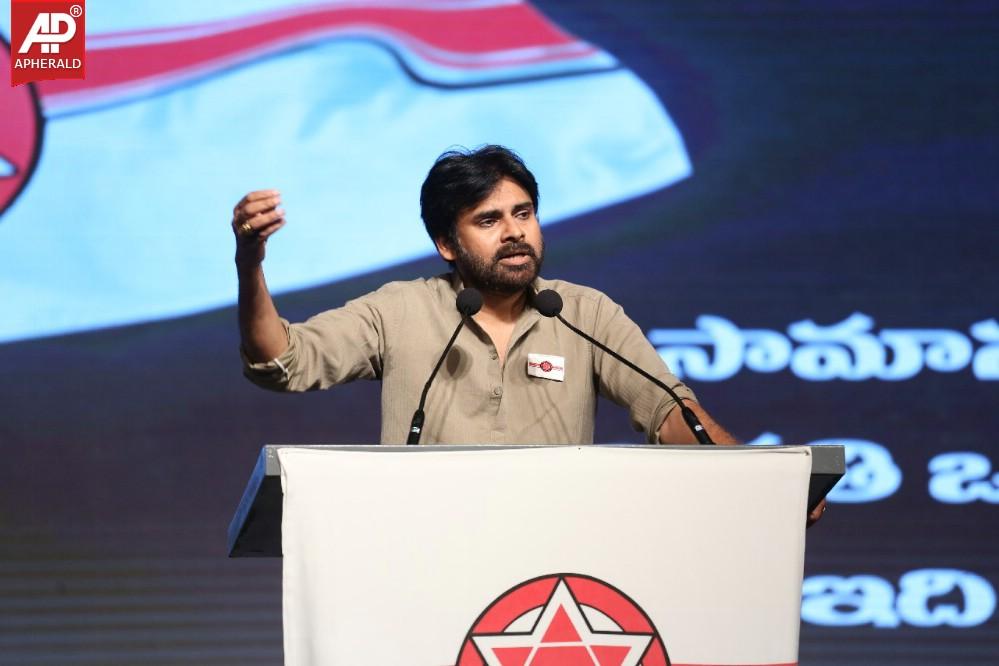 Pawan Kalyan at Janasena Party Launch