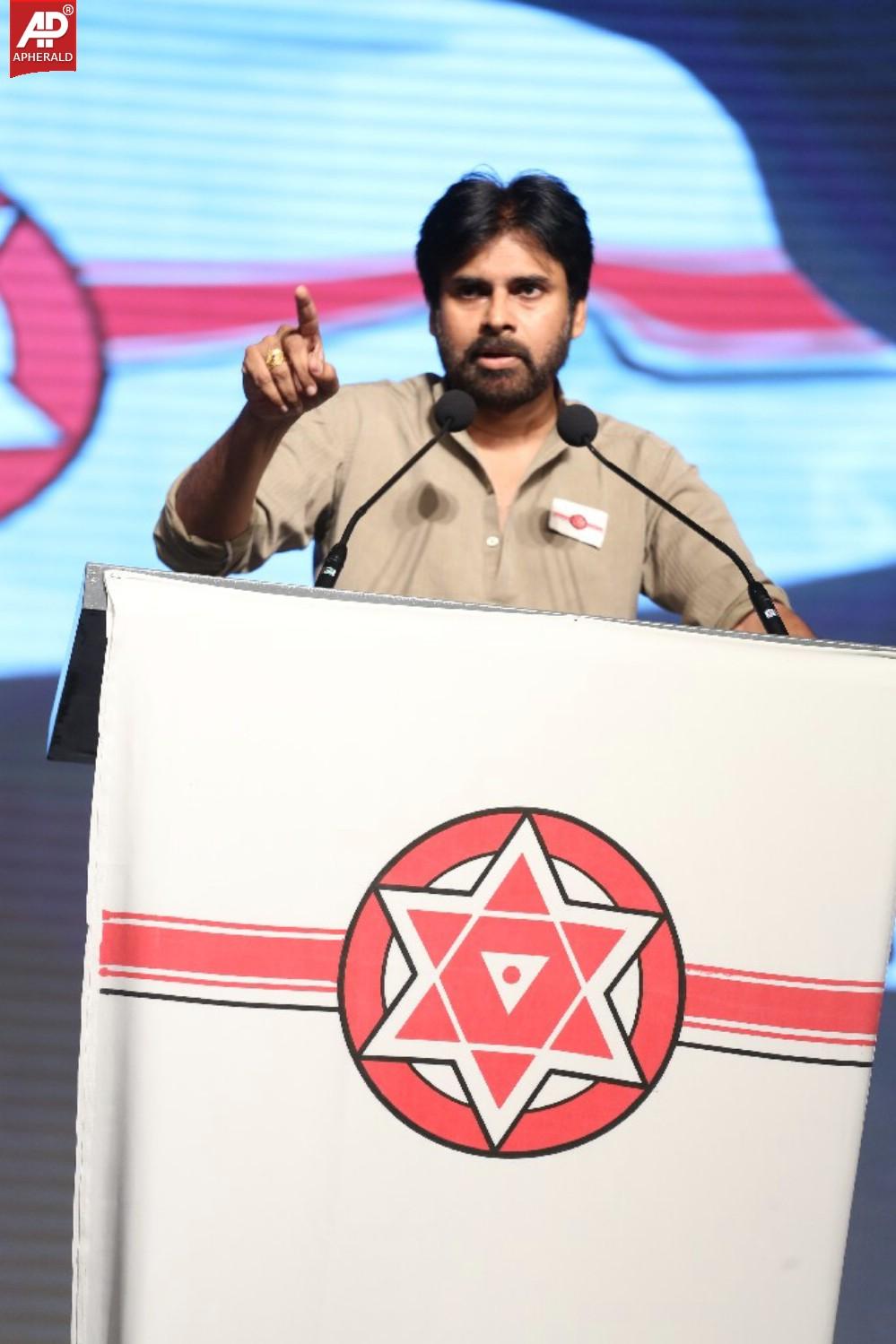 Pawan Kalyan at Janasena Party Launch