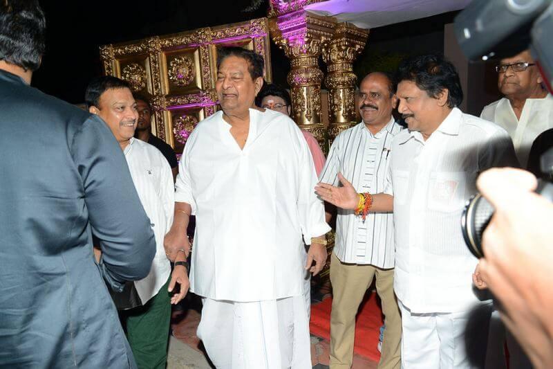 Rajendra Prasad s Son Balaji Wedding Reception Photos