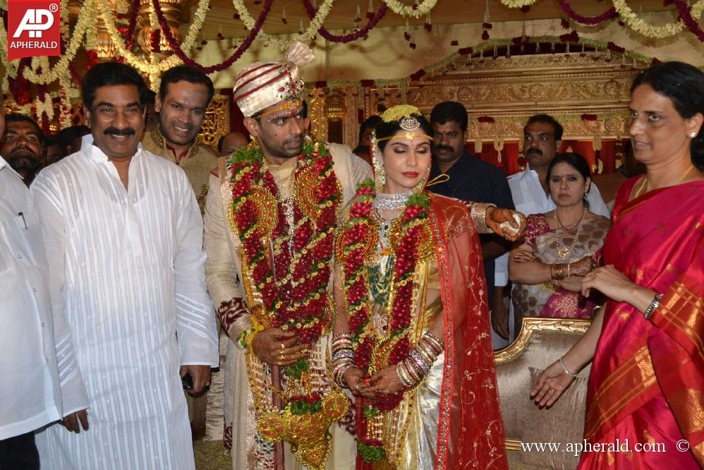 Sabitha Indra Reddy Son Marriage Stills