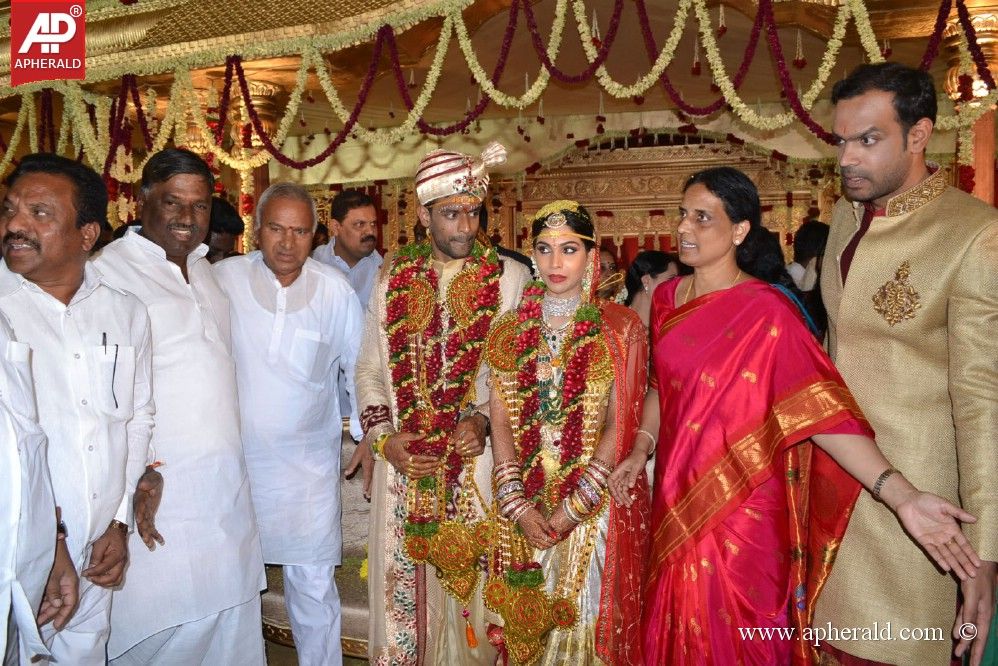 Sabitha Indra Reddy Son Marriage Stills