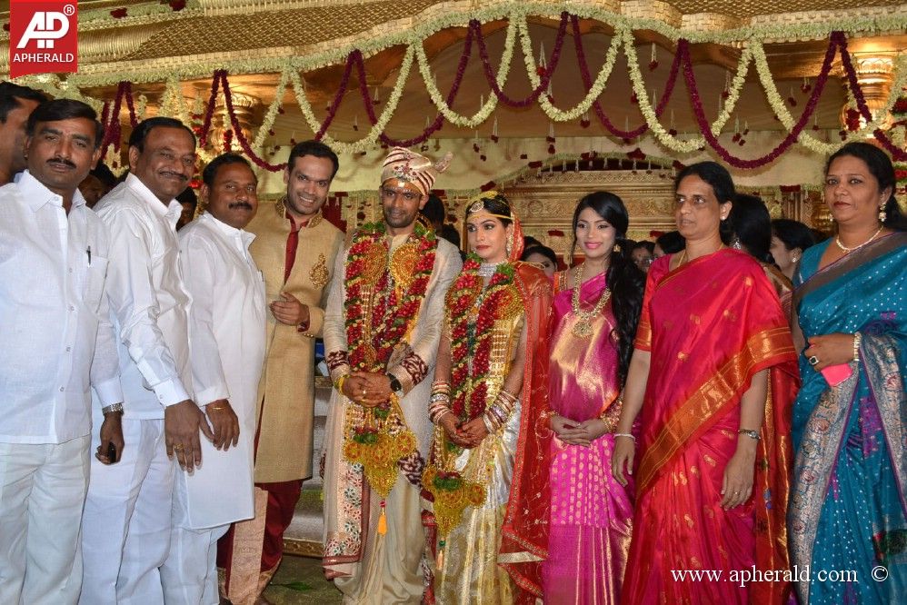 Sabitha Indra Reddy Son Marriage Stills